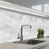 Lichtgrijs - Ruw - Subtiel keuken achterwand 2 middel 871 -3d_schuin