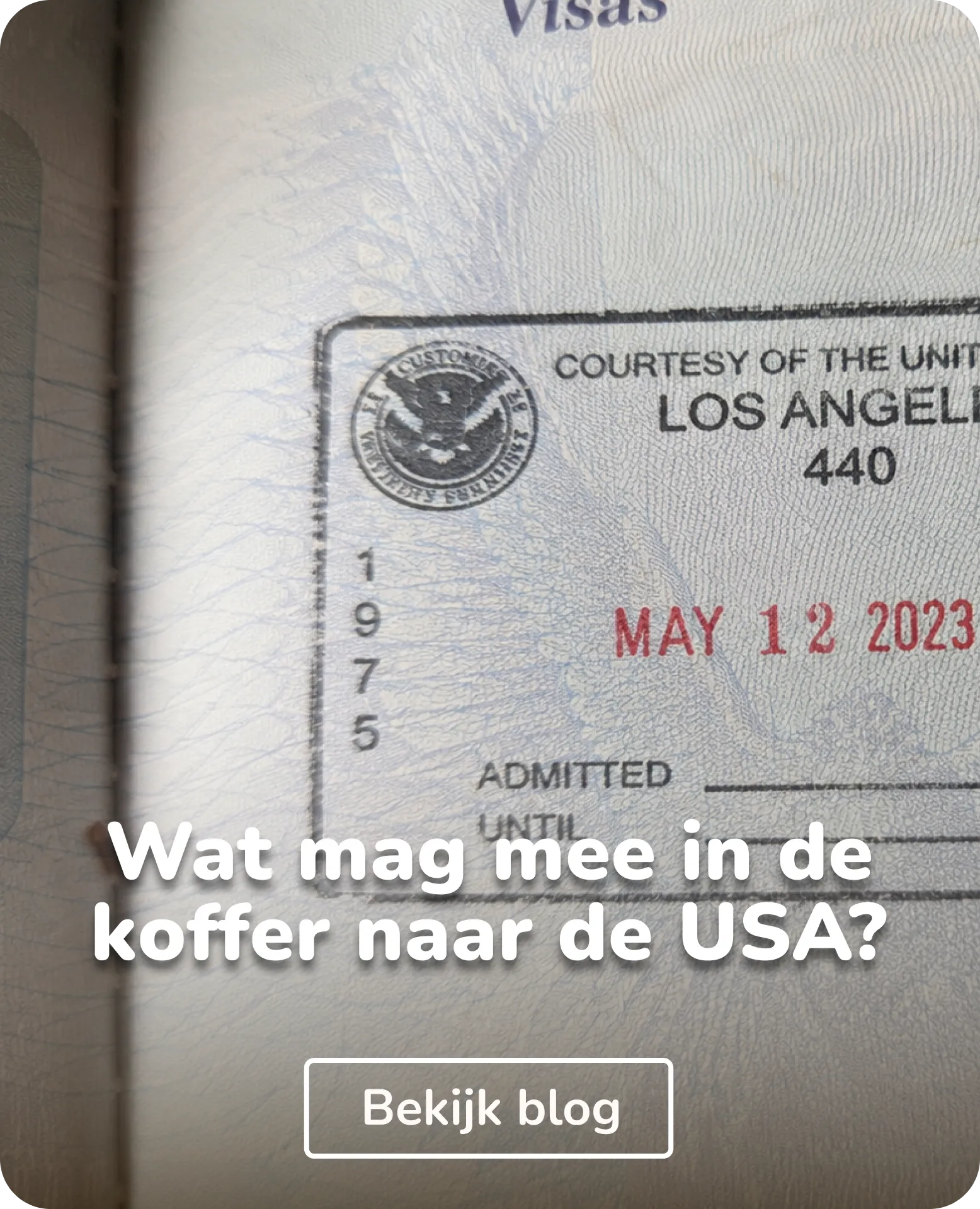wat mag mee in de koffer naar de usa