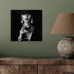 Vrouw - Cocktail - Chic aluminium wit klein -sfeer2