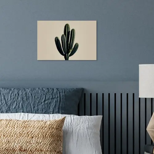 Cactus - Subtiel - Groen poster papier klein -sfeer2