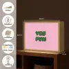 Yes fun - Groen - Roze Light Box met batterij (Wandlamp) middel -USP_websiteoverzichtNL