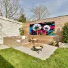 Street Art - Kleurrijk - Muur Tuinposter op houten frame 2 cm dik xxl -sfeer2