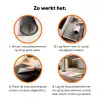 Beer - Roze - Snoep Inductie beschermer vinyl 3mm klein -zzzzzzz-td-werking