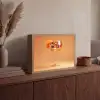 Drank - Oranje - Glitter - Disco Light Box met batterij (Wandlamp) middel -sfeer2