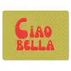 Ciao bella - Rood - Groen - Stippen muismat rubber klein -3d