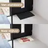 Oh honey - Rood - Schaduw Deurmat klein -voor-na_NL