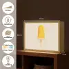 Oranje - Stokje - Waterijsje Light Box met batterij (Wandlamp) middel -USP_websiteoverzichtNL