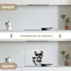 Hondje - Wijnglas - Zonnebril - Enthousiast keuken achterwand spatscherm klein -voor_na_FR