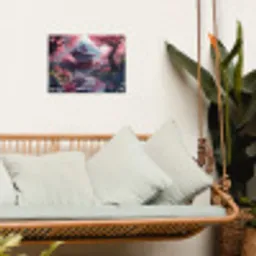 Sakura Tempeltuin in Volle Bloei tuinposter los doek klein -sfeer7