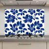 Floraal - Modern - Blauw keuken achterwand spatscherm klein 900 -3d_website