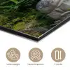Boeddha beelden - Jungle - Buddha - Spiritualiteit - Mediteren aluminium wit klein -closeup_NL