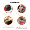Bladeren - Zon - Abstracte vormen Inductie beschermer vinyl 3mm klein -zzzzzzz-td-werking