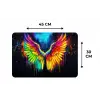 Regenboogkleuren - Vleugels - Magisch Placemat vinyl groot -specs