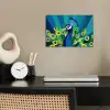 Pauw - Cirkels - Blauw poster papier klein -sfeer1