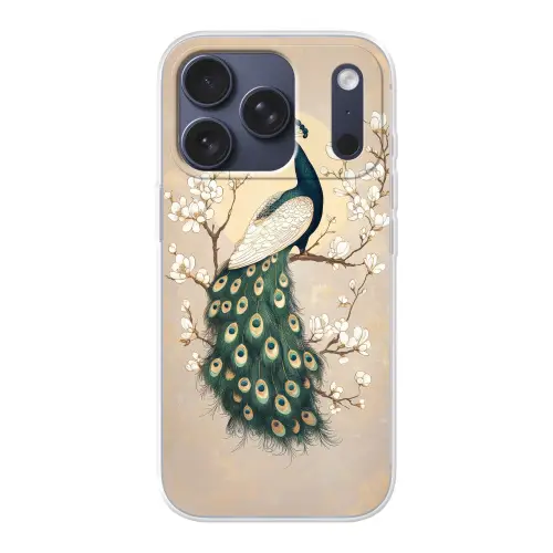 Pauw - Tak - Bloemen Telefoonhoesje iPhone 17 Pro klein -3d