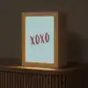 XOXO - Blauw - Rood Light Box met kabel (Tafellamp) klein -z3d_website