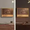 Taart - Chocolade - Eten - Brownie Light Box met batterij (Wandlamp) middel -sfeer3