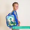 Django Dino Kinderrugzak - Blauw middel -sfeer3_NL