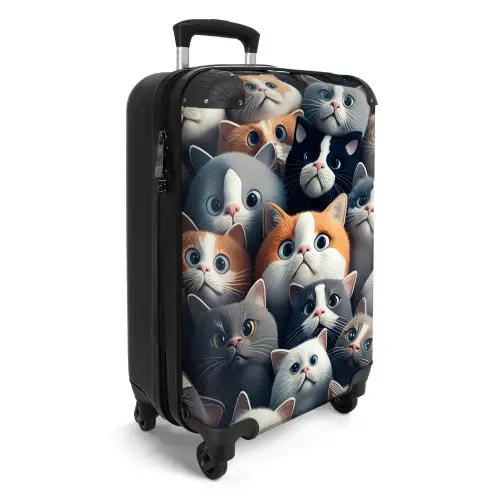 Snoezige Snuitjes NBS - Handbagage koffer - Unisex middel -productfoto_3d