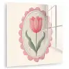 Tulp - Lijst - Ovaal - Illustratie plexiglas 5mm klein -zzzproduct_nieuw