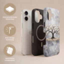 Boom - Bloemen - Natuur - Abstract - Wit Toughcase MagSafe Apple iPhone 17 klein -USP_Lagen_NL