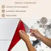 Lotusbloemen - Vissen - Bladeren - Zwart keuken achterwand spatscherm klein -spatscherm_FR