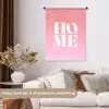 Home - Letters - Groot - Roze Wandkleed katoen klein -sfeer1