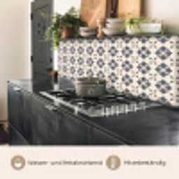 Bladvorm - Klassiek - Kleurrijk keuken achterwand 2 middel 871 -usp_DE