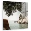 Rotsen - Zee - Boom - Groen plexiglas 5mm klein -zzzproduct_nieuw
