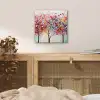 Kunst - Bomen - Natuur - Acryl aluminium wit klein -sfeer3