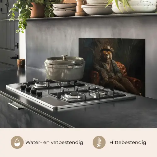 Beer - Bruin - Pak - Hoed keuken achterwand spatscherm klein -usp_NL