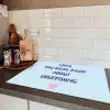 Moeder - Quote - Blauw Inductie beschermer vinyl 3mm klein -sfeer3