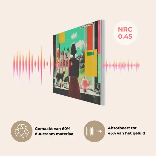 Vrouw - Keuken - Katten - Doorkijk PET vilt klein -USP_NL
