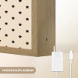 Love - Stippen - Roze Light Box met batterij (Wandlamp) middel -USP_websiteoplaadbaarDE