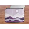 Golven - Heuvels - Abstract - Paars laptophoes neopreen klein -tafel