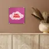 Girl power - Wolk - Roze plexiglas 5mm klein -sfeer5