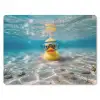 Duikbril - Eend - Water muismat rubber klein -3d