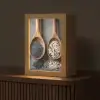Houten - Lepels - Rijst - Zaden Light Box met kabel (Tafellamp) klein -z3d_website