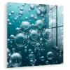 Luchtbellen - Dynamisch - Blauw plexiglas 5mm klein -zzzproduct_nieuw
