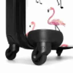 Flamingo feestje NBS - Handbagage koffer - Kinderen Unisex middel -wiel