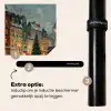 Kerstsfeer - Stadsplein - Kleurrijk Inductie beschermer vinyl 3mm middel -zzzzzzz-induclip_NL