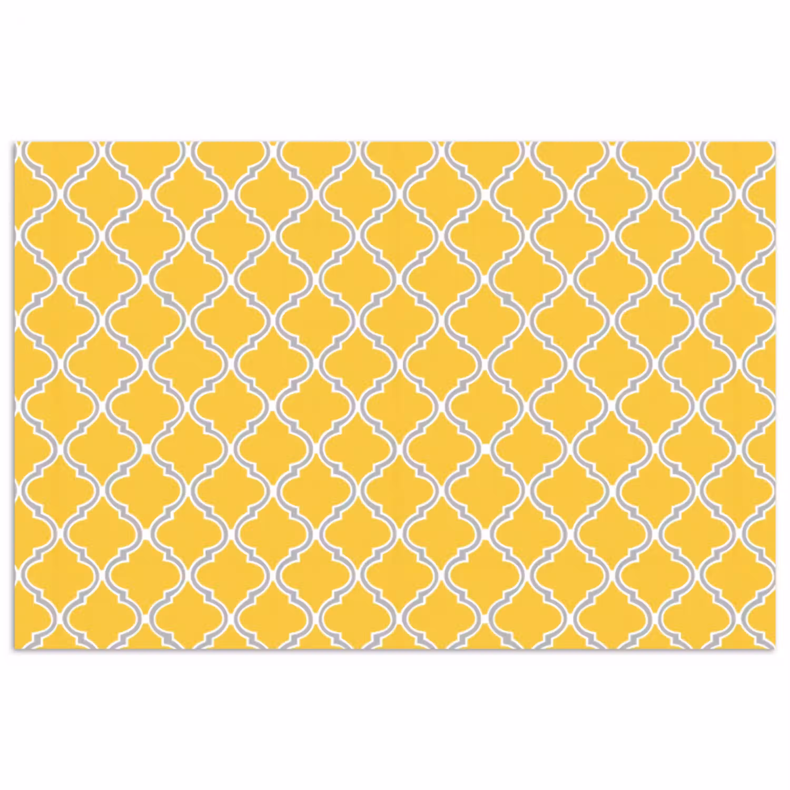 Lantaarn - Arabesk - Elegant - Geel poster papier klein 62 -3d