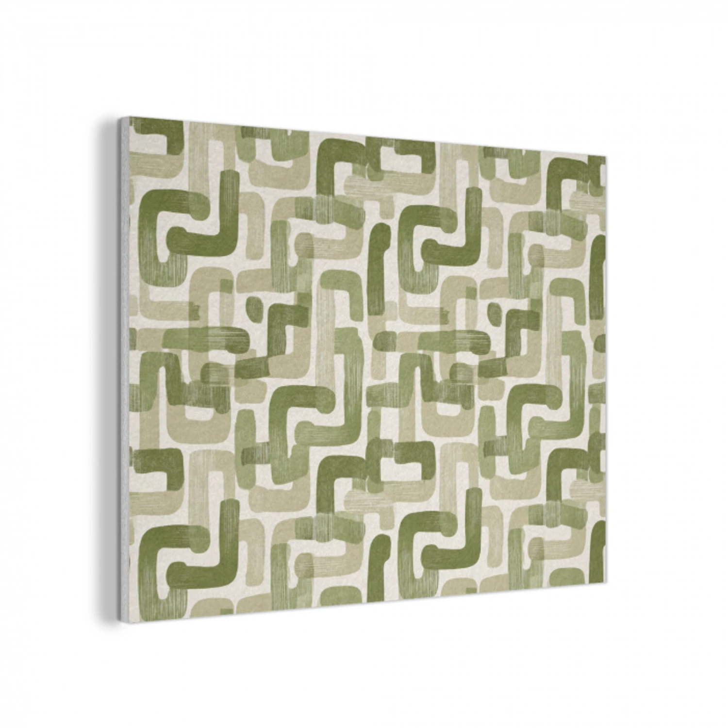 Modern - Grafisch - Groen PET vilt klein 837 -3d