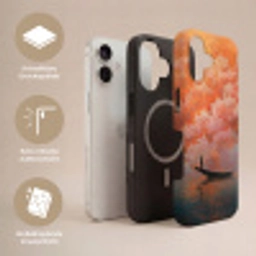 Zee - Boot - Wolken - Oranje Toughcase MagSafe Apple iPhone 17 klein -USP_Lagen_DE