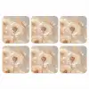 Paardenbloem - Water - Natuur - Stilleven - Modern onderzetter kurk middel -3d