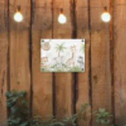 Dieren - Jungle - Pastel tuinposter los doek klein -sfeer1