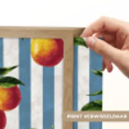 Strepen - Citroen - Blauw Light Box met batterij (Wandlamp) middel 907 -USP_websiteprintNL