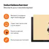Panda - Beige - Minimalistisch Inductie beschermer vinyl 3mm klein -zzzzzzz-td-ups