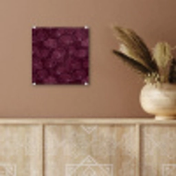 Bloemen - Patroon - Bordeauxrood plexiglas 5mm klein 11 -sfeer5