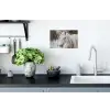 Paard - Wit - Winter - Natuur - Sneeuw - Dieren Muursticker klein -keuken